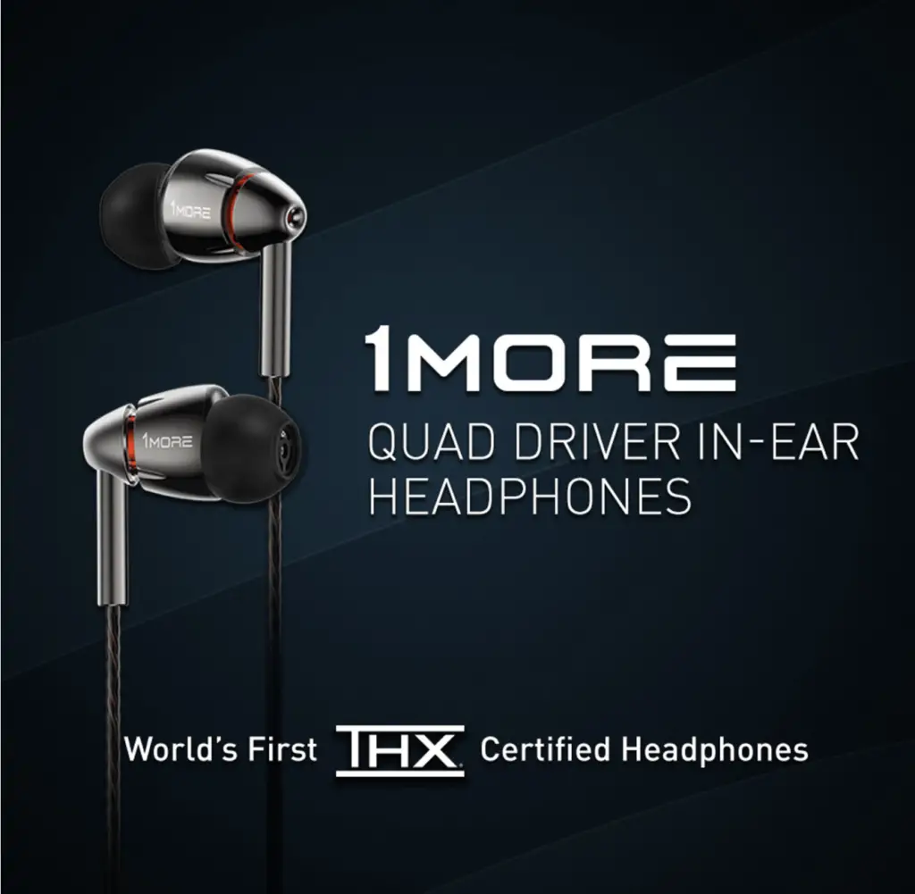 The Quad Driver headphones are the first to receive THX headphone certification.